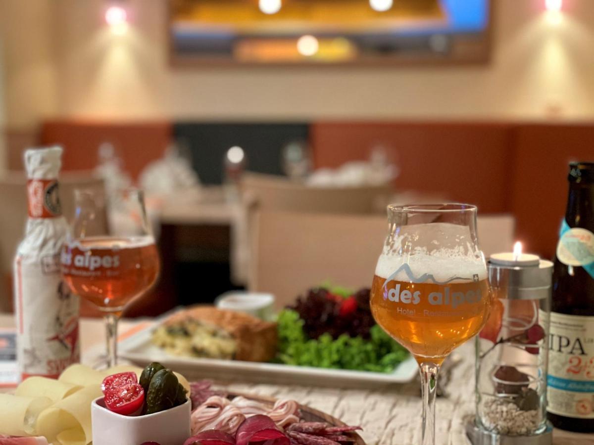 Boutique Und Bier Hotel Des Alpes 费施 外观 照片